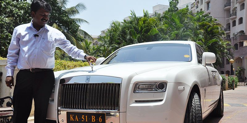 Ramesh Babu, the barber who owns a Rolls Royce