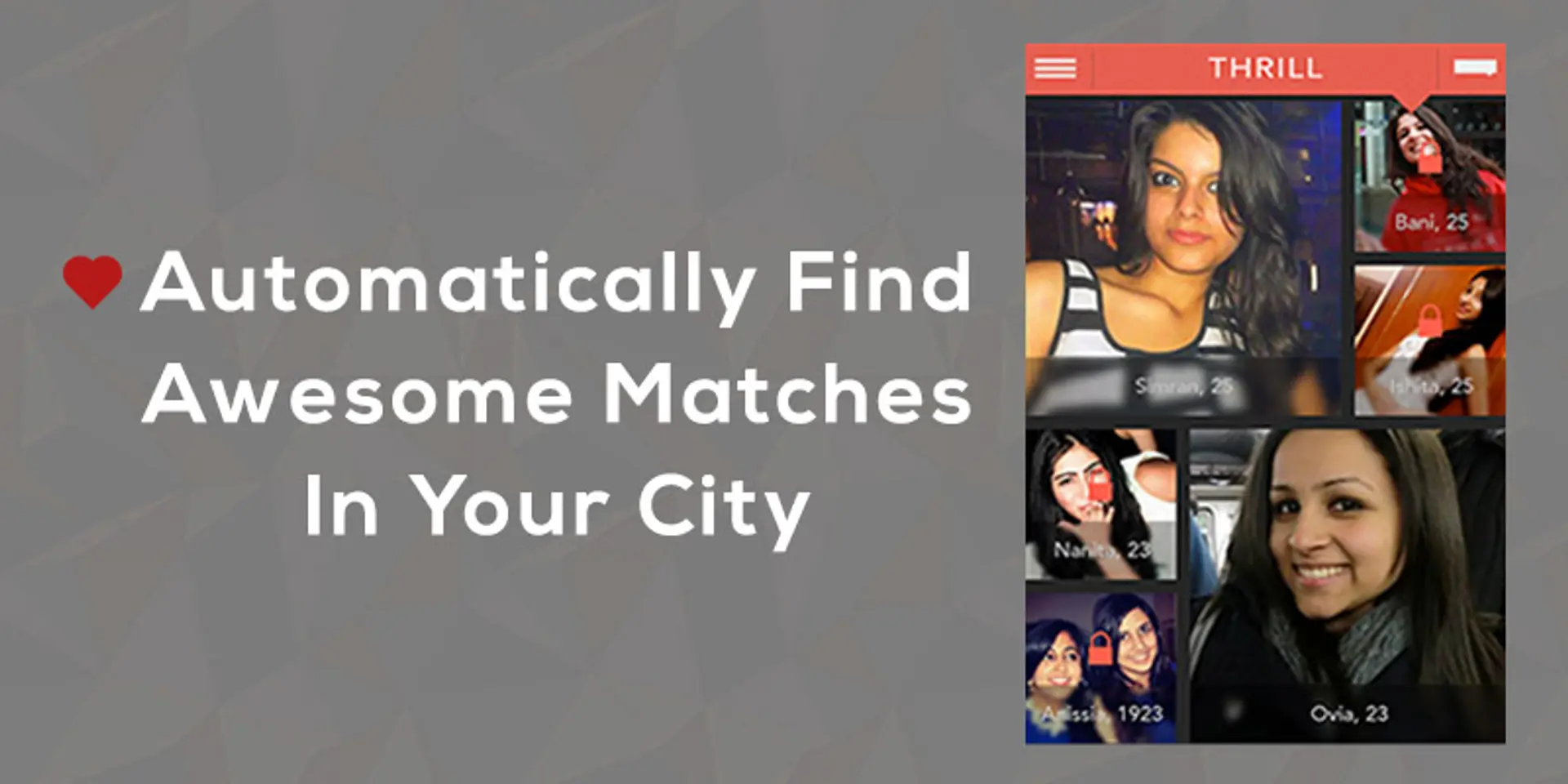 THRILL Dating App, for all youngsters who felt the difficulty to date in India