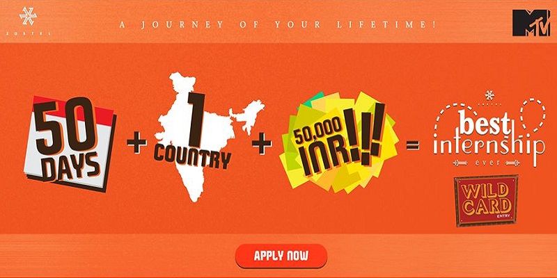 Zostel’s Best Internship Campaign with MTV attracts 70,000+ applications