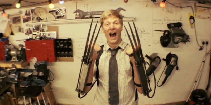 Real X-man: Stuntman Innovator builds Wolverine claws, Magneto shoes in his garage