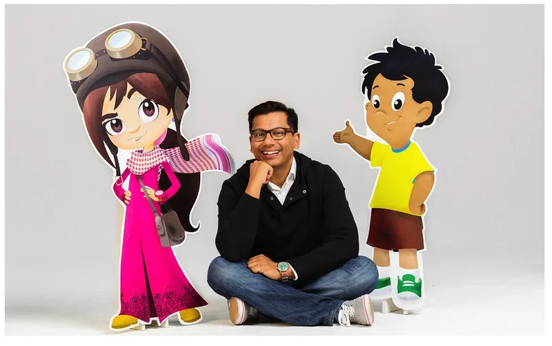 Zee, Dinesh (Founder of Growl Media) and Alfie