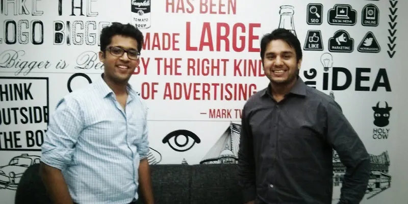 Sharad Lunia and Anup Ostwal, business development head of releaseMyAd