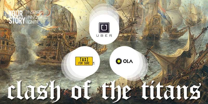 [Infographic] Clash of the Titans: Ola vs. TaxiForSure vs. Uber