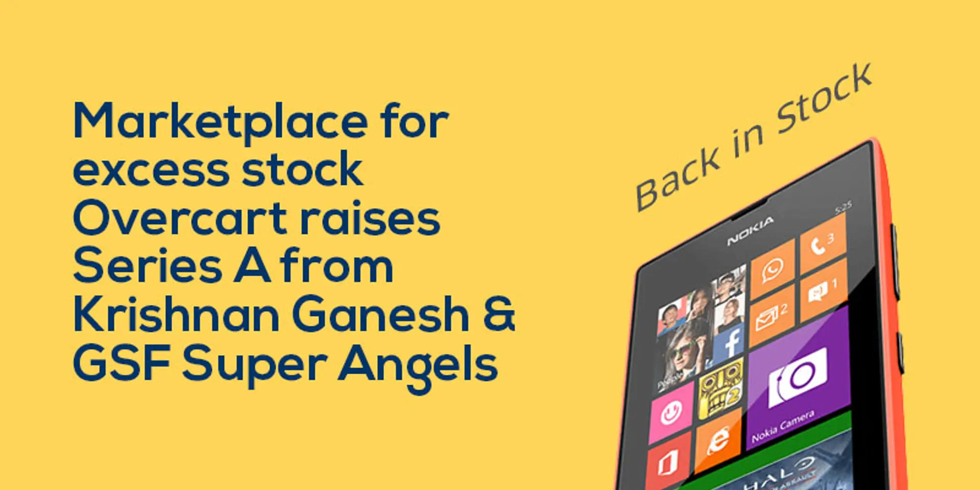 Marketplace for excess stock Overcart raises series A from K Ganesh and GSF Super Angels