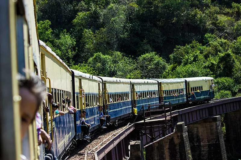 Kangra valley Toy Train, six hours of pure bliss.
