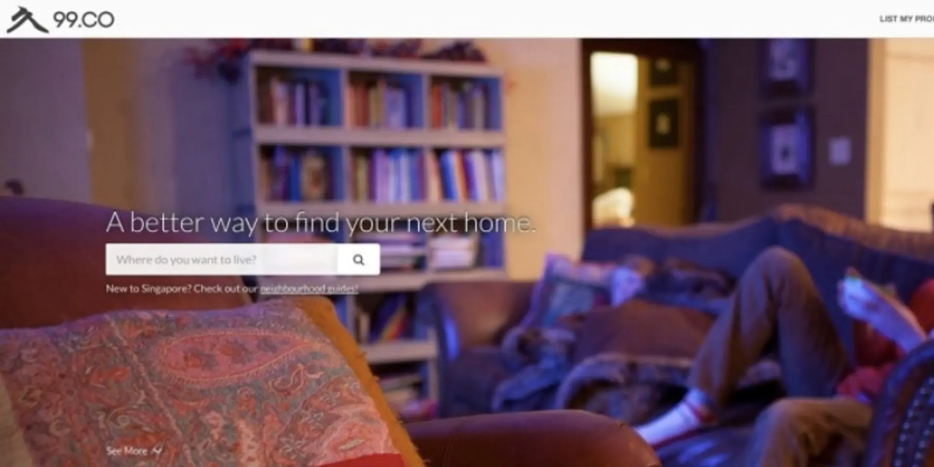 Singapore-based 99.co is a real estate search startup with renters as the focus