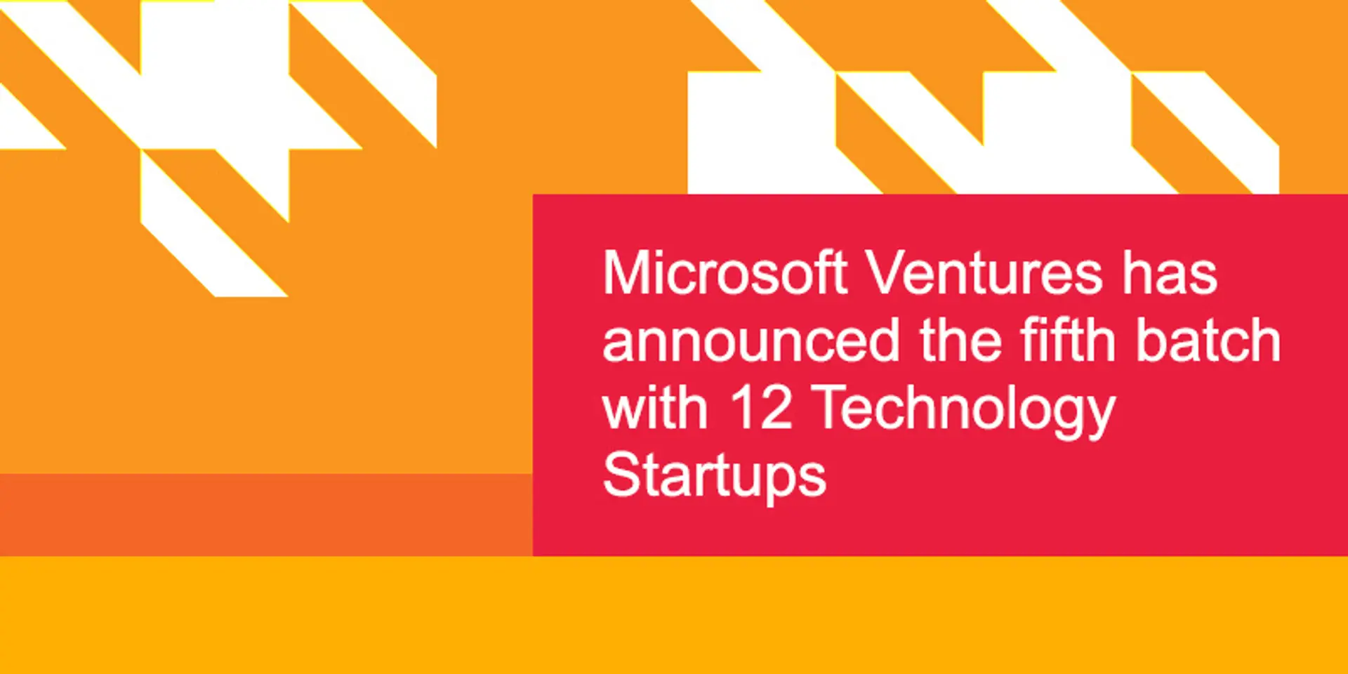 Microsoft Ventures in India announces winter 2014 batch