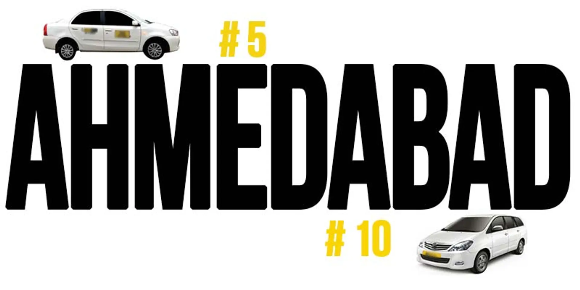 Ahmedabad: No. 10 for Olacabs and No. 5 for TaxiForSure
