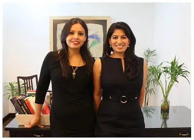 Meghna Jaswal and Mira Jhala - co-Founders of Curry in a Hurry
