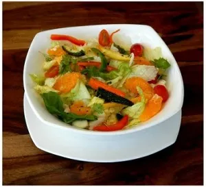 Anti-oxidant salad with Orange Dressing - by Soups n' Salads