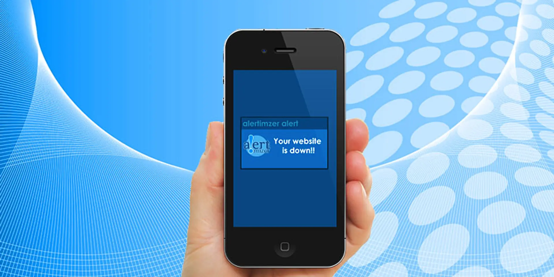 Website owners and developers, Alertimizer will alert you in case of your website outage