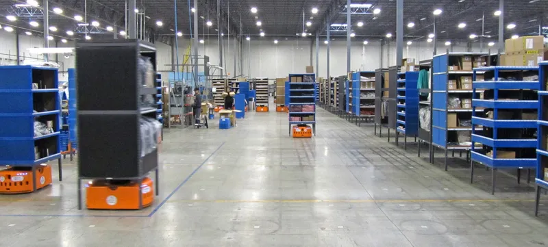 kiva robots warehouse