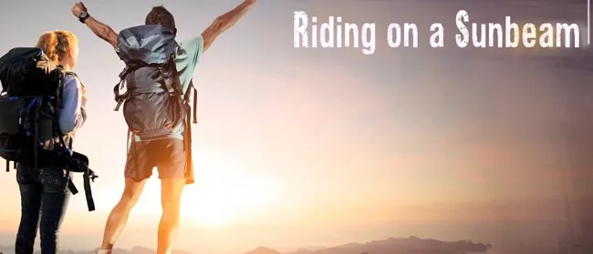 Riding on a sunbeam