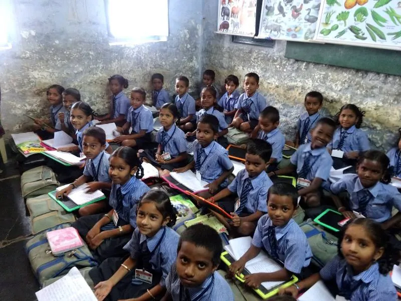School children supported by IndiVillage