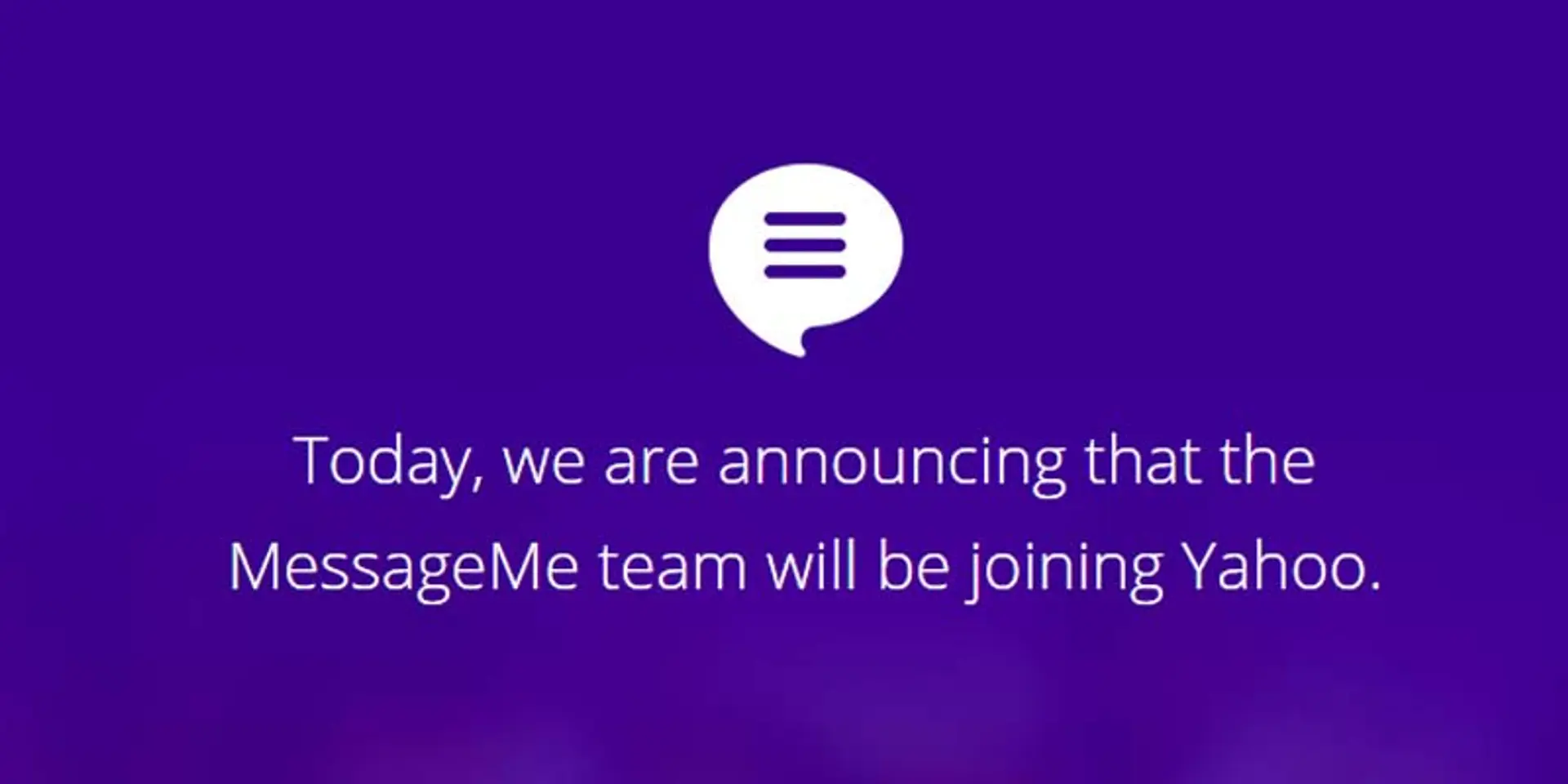 Yahoo! acquires San Francisco-based communication service MessageMe