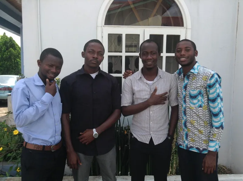 PollAfrique team from Ghana