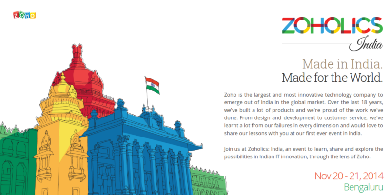 ZOHO to focus on India as a market finally, announces Zoholics India 