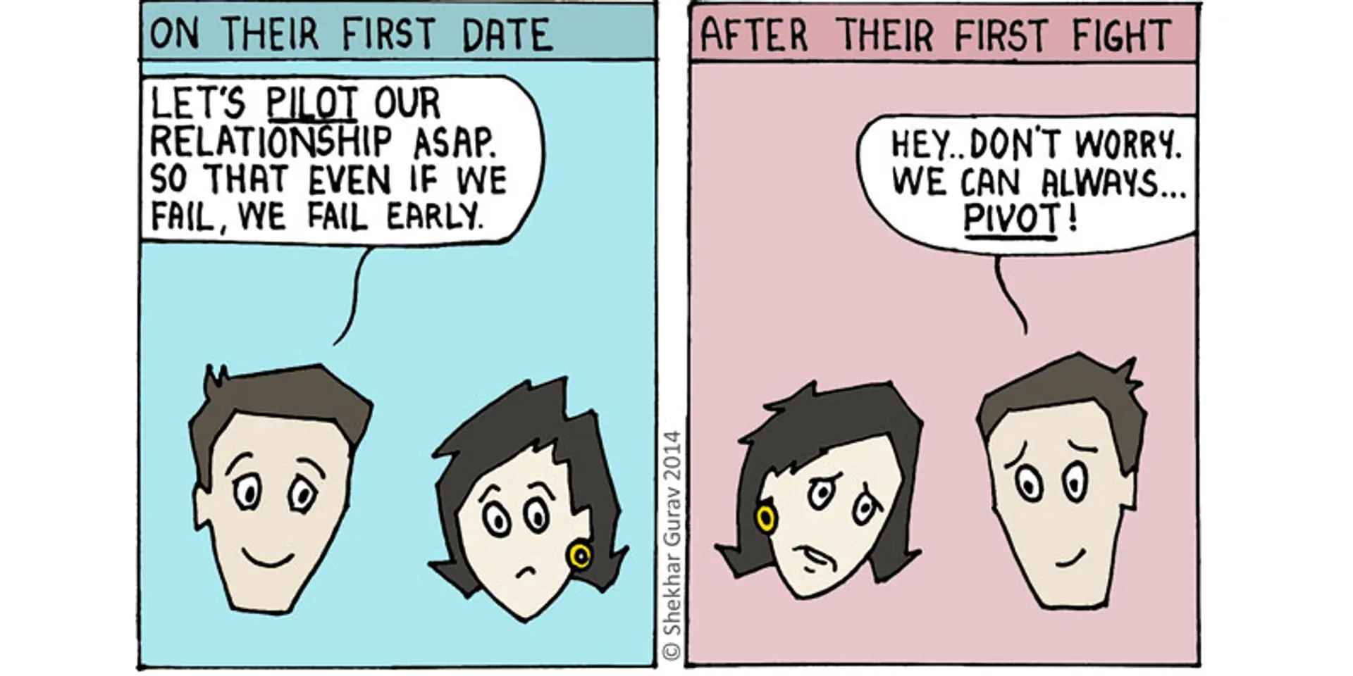 The Mean Startup #03 : When someone falls for a startup founder