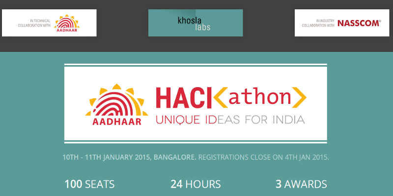 Khosla Labs to host Aadhaar Hackathon, wants to shape the future of digital identity