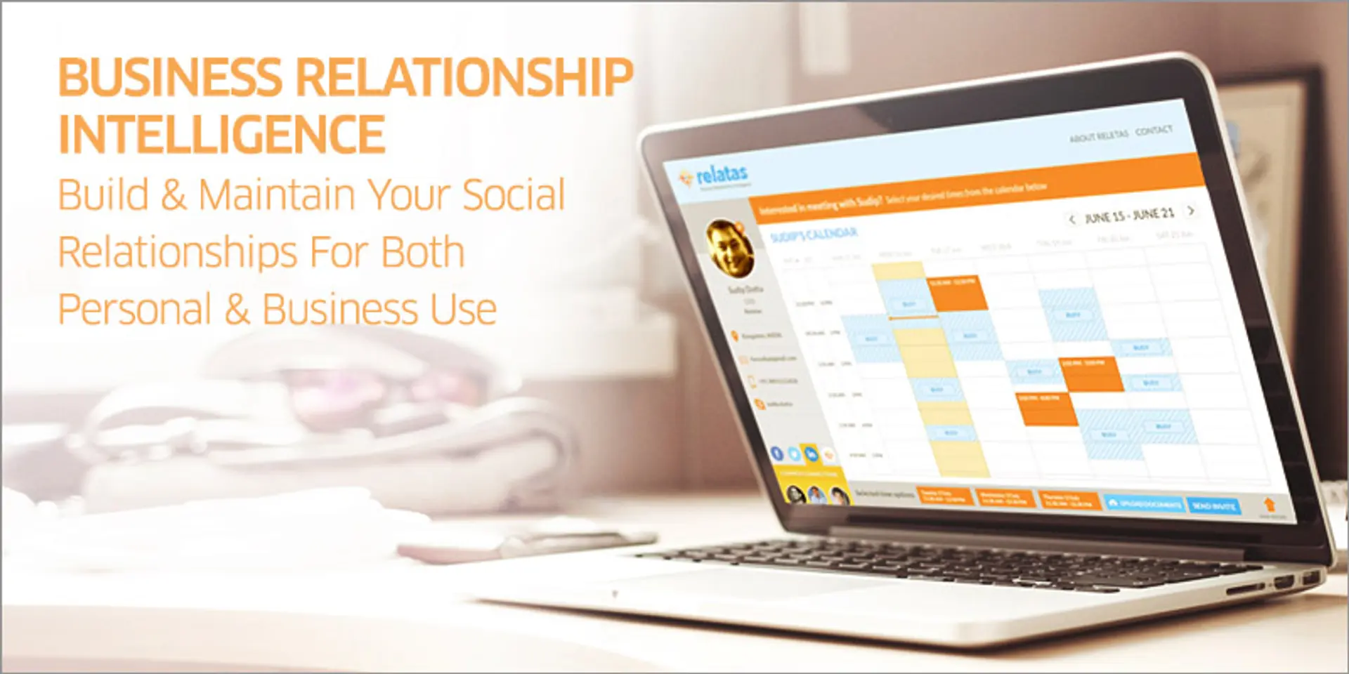 Relatas.com uses business intelligence to help companies and individuals better manage schedules and document tracking