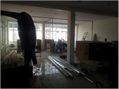 During construction