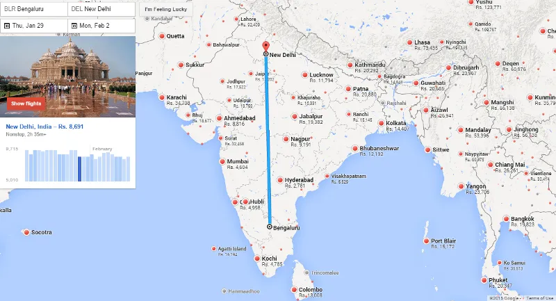 Google_Flight_Search India