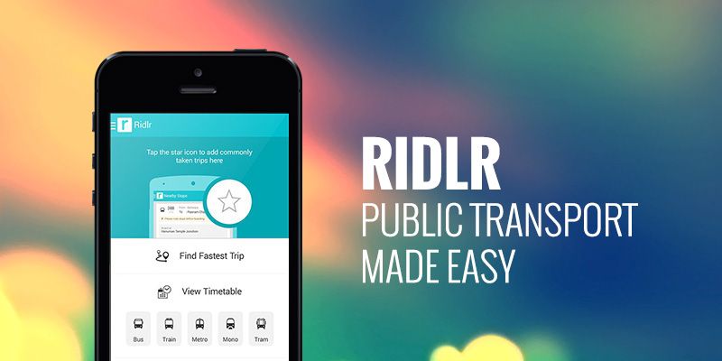 [App Fridays] Hop on, hop off buses and trains; plan city travel with Ridlr the transport tracker