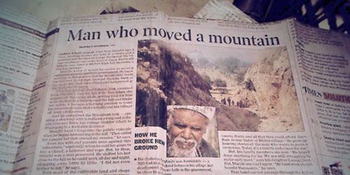 The Man Who Single-handedly Carved A Road Through a Mountain to Help His  Village - Good News Network