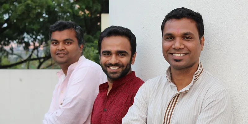 (From L-to-R) Saket Newaskar , Karthik Ramachandra , Praveen Kumar