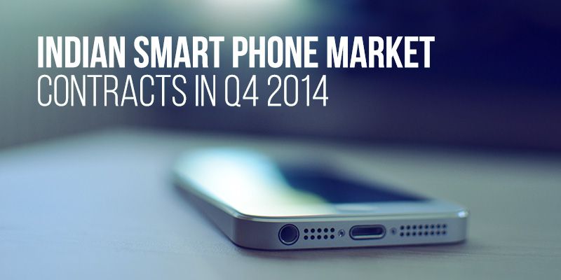 The Indian smartphone market witnesses a 4% decline in Q4 2014