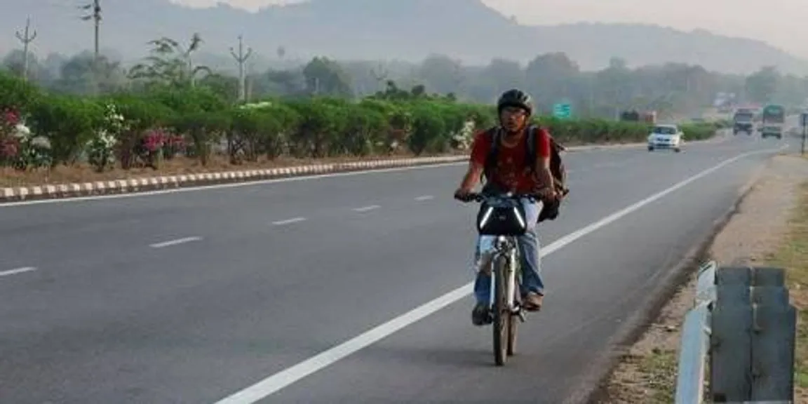 From Kashmir to Kanyakumari, Gaurav Siddharth rides on his bicycle 'Bawri' to find his inner self