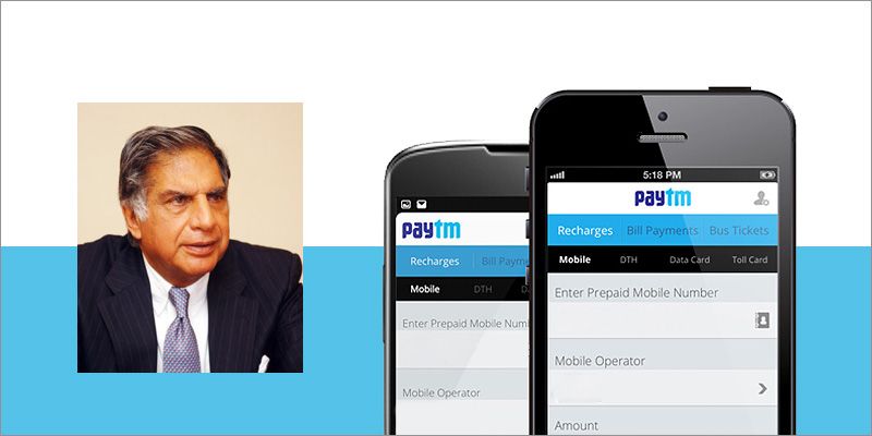 Paytm secures funding from Ratan Tata, plans to have 100M wallet users by year end