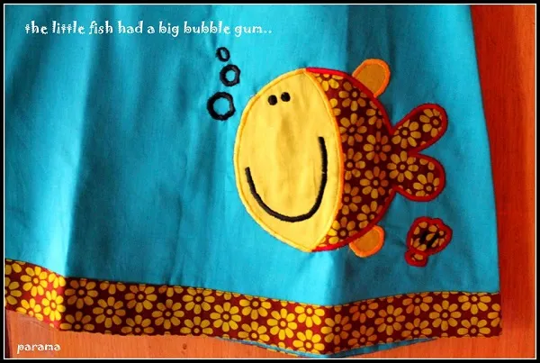 Fish dress for little girls