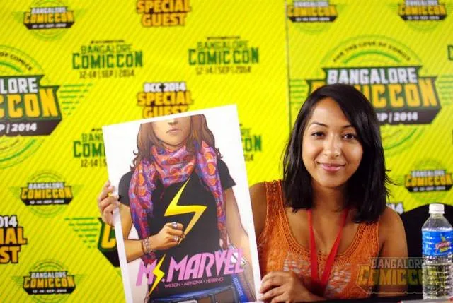 Sana Amanat, Marvel Editor and co-creator of Ms Marvel