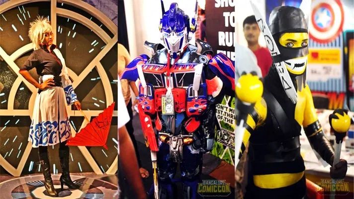 Cosplayers at Comic Con