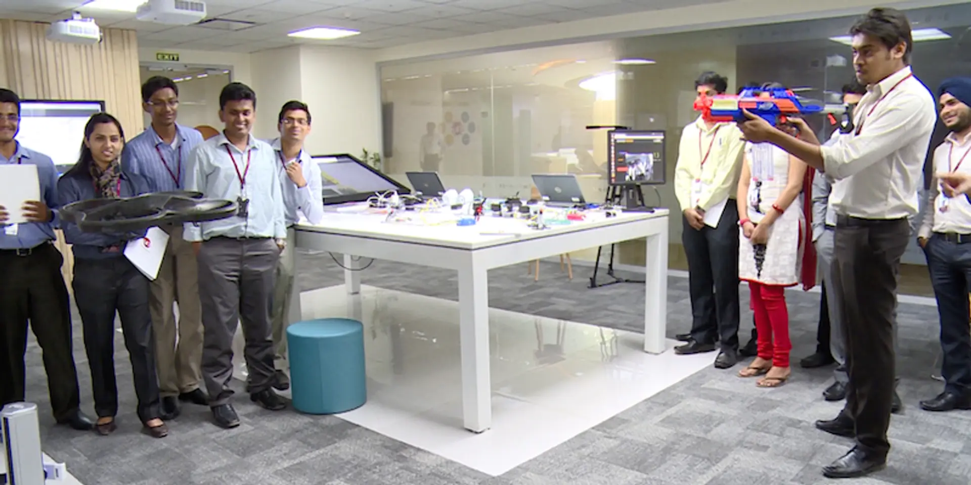 Innovation means fun and drone wars at the Mu Sigma I&D Lab