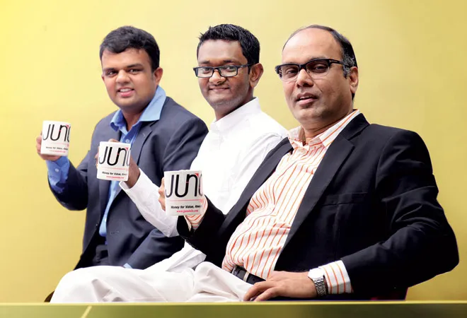 Jana Balasubramaniam, Krishna Tammireddy and Sekhar Rao (Photo courtesy: BusinessToday & Nilotpal Baruah )