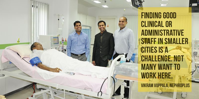 'Dialysis is expensive. If someone has to pay out of pocket, the cost can become impossible,' says Vikram Vuppala of NephroPlus