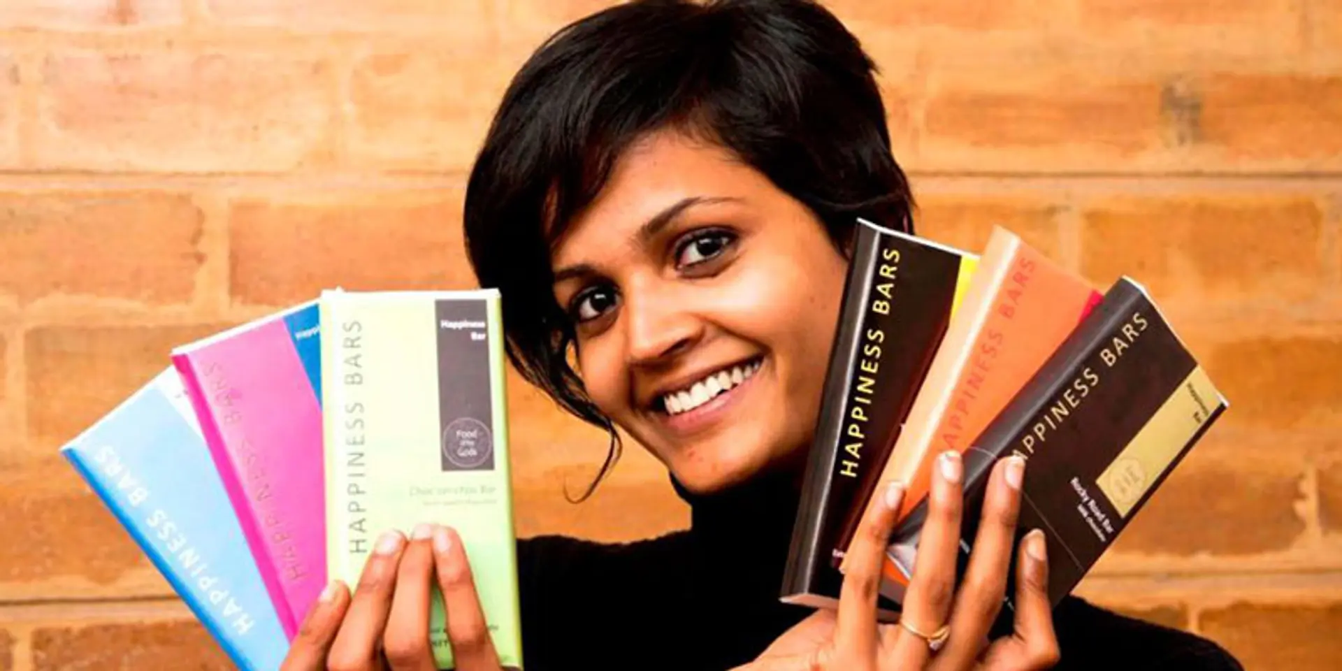 This entrepreneur sells happiness in chocolate bars