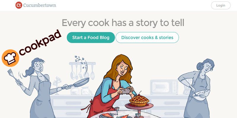 Cucumbertown gets acquired by Cookpad, a massive Tokyo based recipe network
