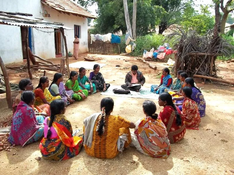 Chaitanya India runs regular village awareness programmes to help borrowers make informed decisions