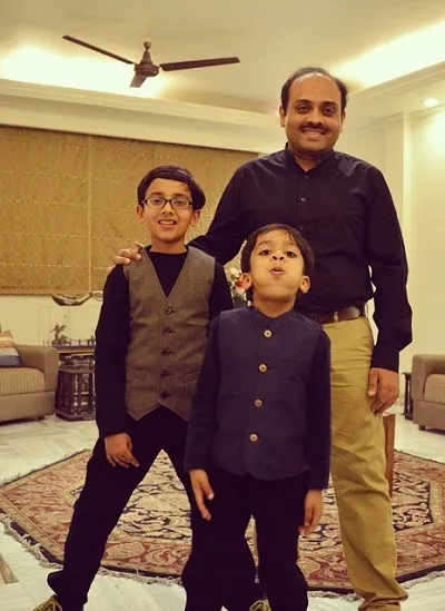 Amit Agarwal and his sons