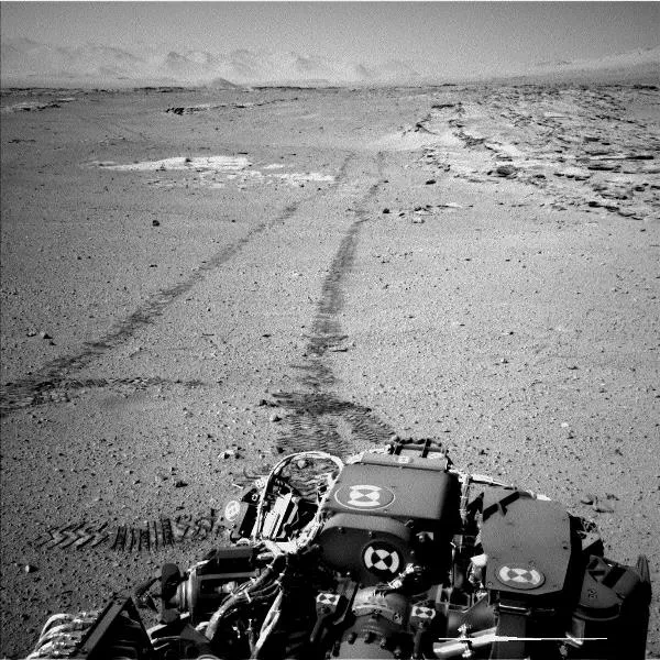 Curiosity's View Back After Passing 'Junda' Striations (NASA/JPL-Caltech)