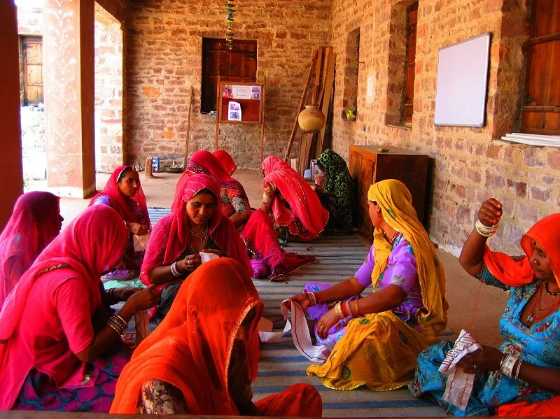 Rural artisans form Chandelao, Rajasthan