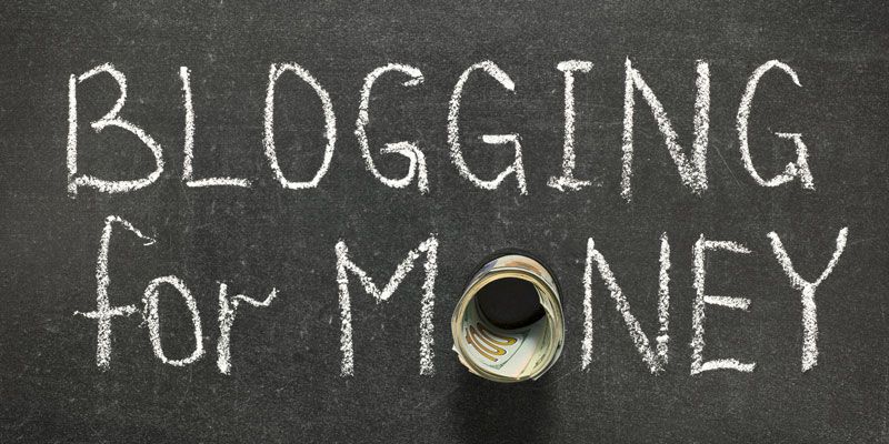 How do you store make money blogging