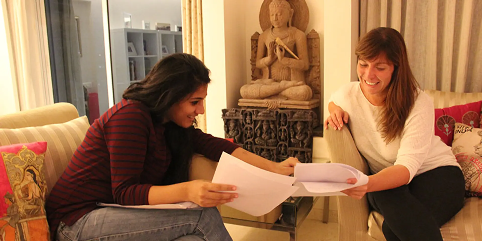 From students to celebrities everyone flocks to her to learn Hindi