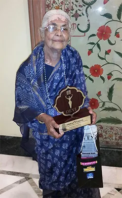 Suraiya Hasan was recently honoured with the Devi Award
