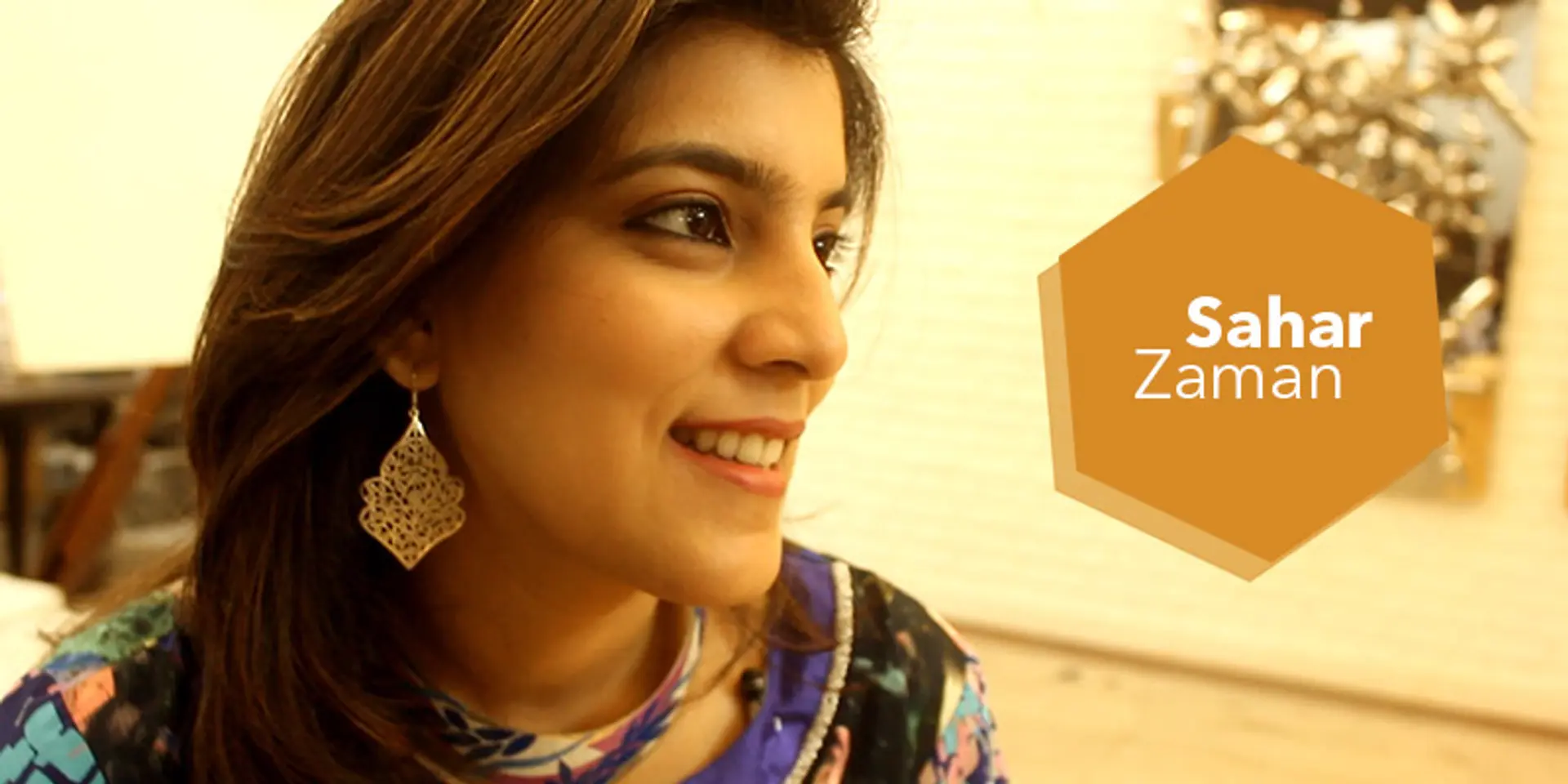 Sahar Zaman- Creating and making art accessible