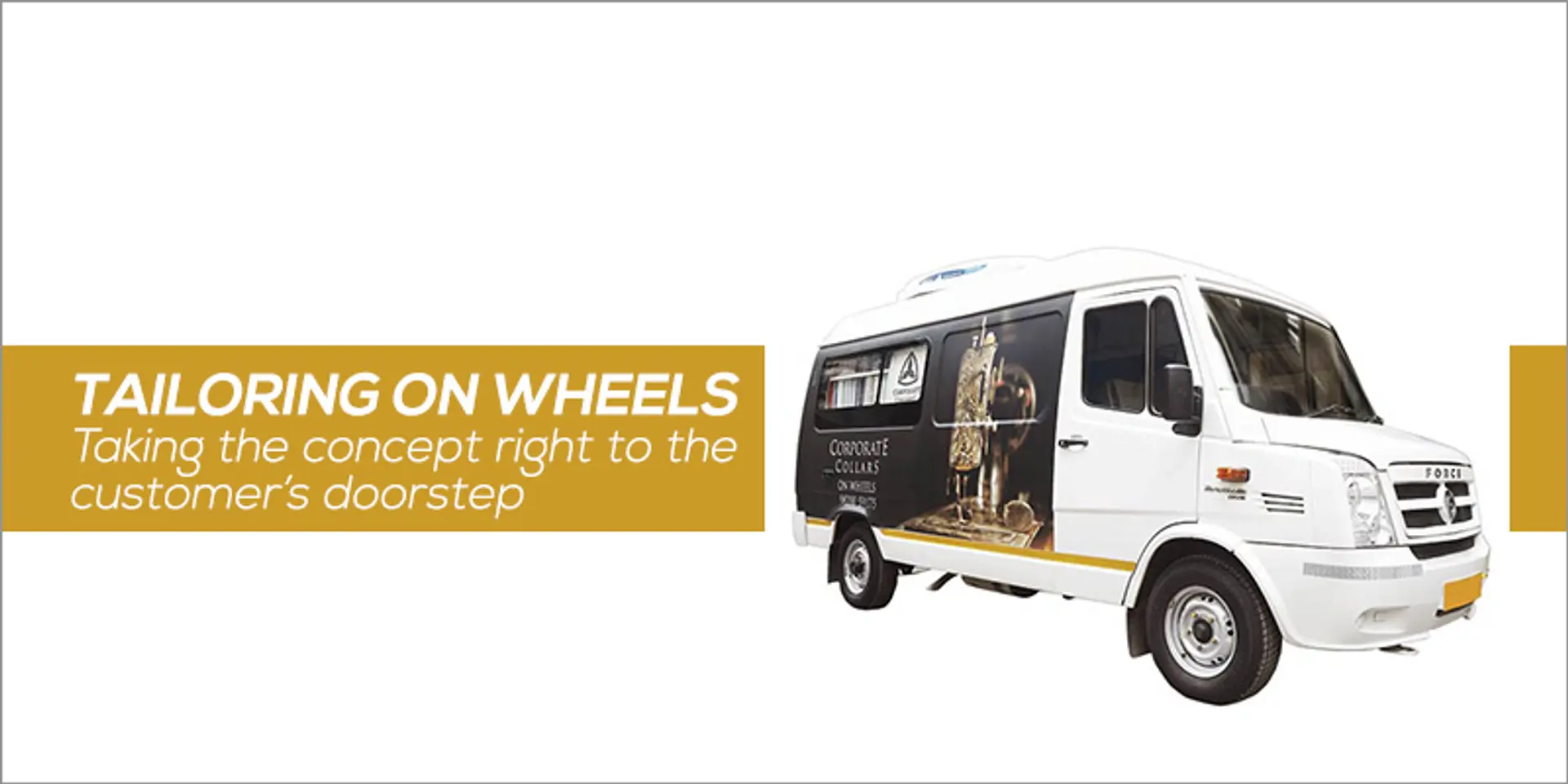 With ready-to-stitch segment growing at 5.5 % annually, Corporate Collars offers bespoke tailoring on wheels