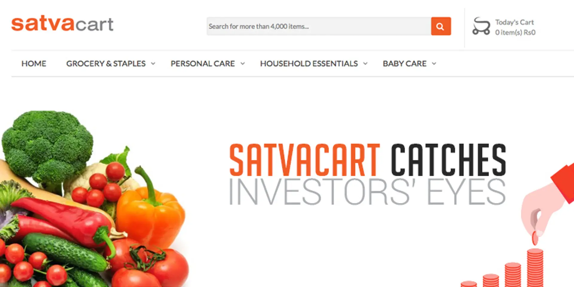 Online grocery store Satvacart raises seed funding from Palaash Venture